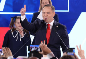 Varsovie - Pologne - 1er juin 2025: le nouveau Président de la Pologne Karol Nawrocki. (Photo by Sean Gallup/Getty Images)