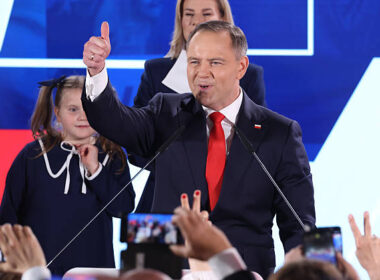 Varsovie - Pologne - 1er juin 2025: le nouveau Président de la Pologne Karol Nawrocki. (Photo by Sean Gallup/Getty Images)