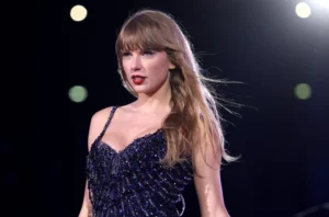 Taylor Swift lors de sa performance à Foxborough au Massachussetts pendant le Eras Tour, le 19 mai 2023, Scott Eisen/TAS23/Getty Images