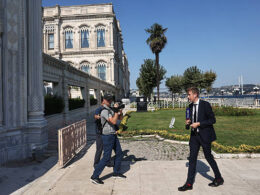 Image représentant le palais Ciragan à Istanbul où se sont tenus les négociations entre les délégations russes et ukrainiennes