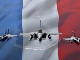 Trois Rafales de la mission PEGASE 2022, avions au service de l'Armée de l'Air et de l'Espace. © Louhane Pellizzaro
