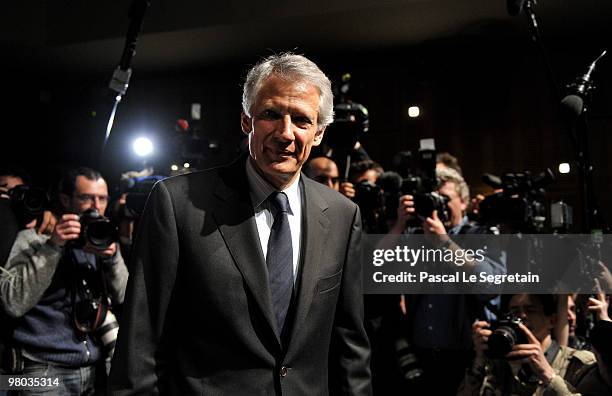 Getty Images: De Villepin a annoncé la création de son propre parti politique le 16 juin 2010