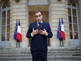Sébastien Lecornu lors de la présentation du nouveau gouvernement. © IMAGO/Bestimage