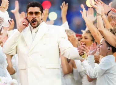 Bad Bunny lors du spectacle de la mi-temps du 60e Super Bowl, le 8 février 2026 au Levi's Stadium (Santa Clara, Californie).© Carlos Avila Gonzalez/San Francisco Chronicle/Hearst Newspapers/Getty Images