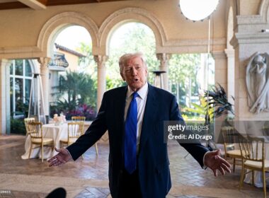 Photo by Al Drago/Getty Images - Donald Trump at Mar-a-Lago